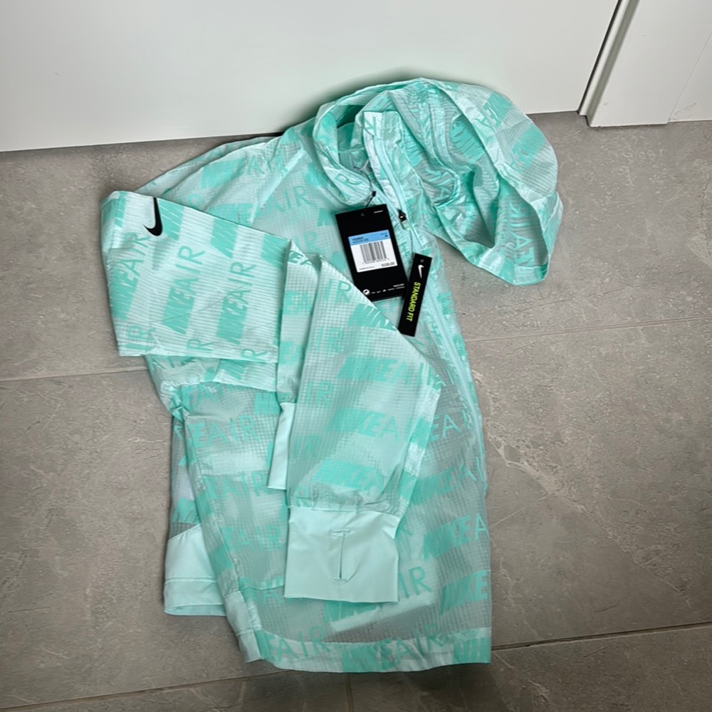 Nike Mint Green Windbreaker Jacket